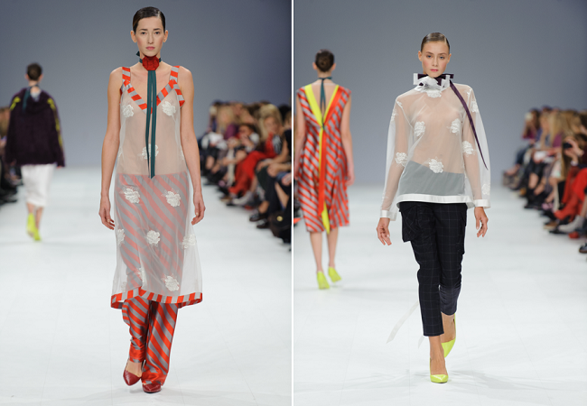 Прозорі блузки, кльош і вічна смужка: модні тренди сезону весна/літо-2017 від українських дизайнерів. Частина перша